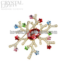 Mulheres traje broche de jóias de luxo rhinestone casamento broche